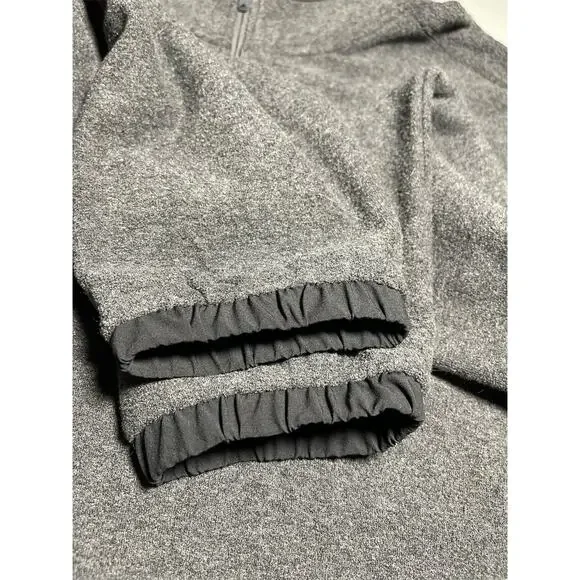 ADIDAS Primegreen Men's 1/4 Grey Quarter-Zip Pullover Golf Pocket FLEECE Sz 3XLT - Picture 7 of 11